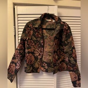 Vintage Floral Patterned Jacket